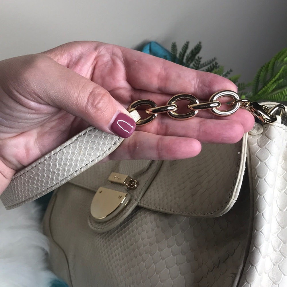 Leather Cream Cole Haan Should Bag - Picture 6 of 8